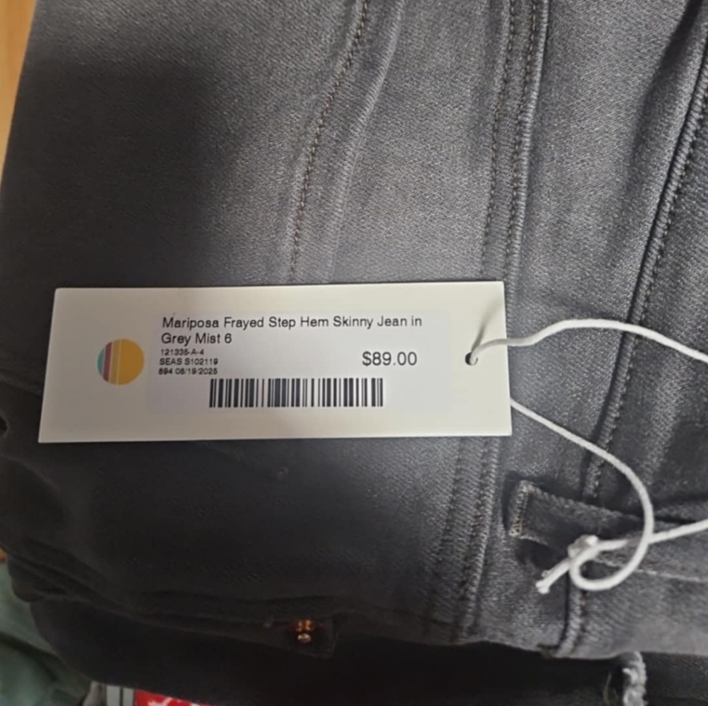 Mariposa Grey Skinny Jeans
